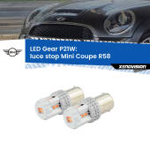 0 Luce Stop LED per Mini Coupe R58 2011 - 2015: P21W Gear P21W: Gear LED Rossi (Coppia)