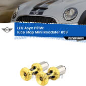 0 Luce Stop LED per Mini Roadster R59 2012 - 2015: P21W Asyc P21W: LED Asyc Canbus Rosso (Coppia)