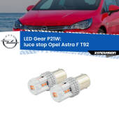 0 Luce Stop LED per Opel Astra F T92 1991 - 1998: P21W Gear P21W: Gear LED Rossi (Coppia)
