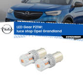 0 Luce Stop LED per Opel Grandland  2017 in poi: P21W Gear P21W: Gear LED Rossi (Coppia)