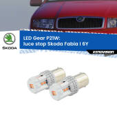 0 Luce Stop LED per Skoda Fabia I 6Y 1999 - 2006: P21W Gear P21W: Gear LED Rossi (Coppia)
