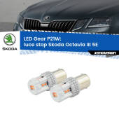 0 Luce Stop LED per Skoda Octavia III 5E 2012 - 2018: P21W Gear P21W: Gear LED Rossi (Coppia)