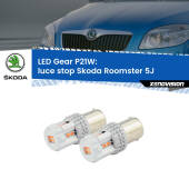 0 Luce Stop LED per Skoda Roomster 5J 2006 - 2015: P21W Gear P21W: Gear LED Rossi (Coppia)