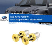 0  luce Stop LED per Subaru Impreza Mk1 1992 - 2000: p21/5w Asyc P21/5W: Asyc LED Rossi (Coppia)