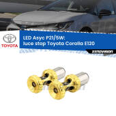 0 luce Stop LED per Toyota Corolla E120 2002 - 2007: p21/5w Asyc P21/5W: Asyc LED Rossi (Coppia)