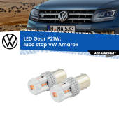0 Luce Stop LED per VW Amarok  2010 - 2016: P21W Gear P21W: Gear LED Rossi (Coppia)
