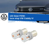 0 Luce Stop LED per VW Caddy IV 2015 - 2017: P21W Gear P21W: Gear LED Rossi (Coppia)