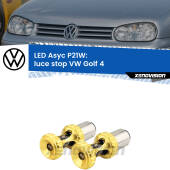 0 Luce Stop LED per VW Golf 4  1997 - 2005: P21W Asyc P21W: LED Asyc Canbus Rosso (Coppia)