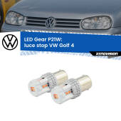 0 Luce Stop LED per VW Golf 4  1997 - 2005: P21W Gear P21W: Gear LED Rossi (Coppia)