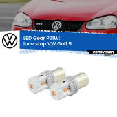 0 Luce Stop LED per VW Golf 5 2003 - 2009: P21W Gear P21W: Gear LED Rossi (Coppia)