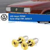 0 Luce Stop LED per VW Jetta II 1984 - 1992: P21W Asyc P21W: LED Asyc Canbus Rosso (Coppia)