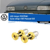 0  luce Stop LED per VW Passat B3 1988 - 1993: p21/5w Asyc P21/5W: Asyc LED Rossi (Coppia)