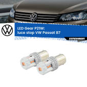 0 Luce Stop LED per VW Passat B7 2010 - 2014: P21W Gear P21W: Gear LED Rossi (Coppia)
