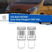 0 Luce Stop LED Peugeot 1007 KM_ 2005 - 2009: P21/5W Bolt P21/5W: LED Bolt Rossi (Coppia)
