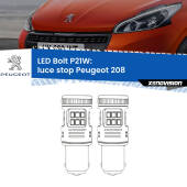 0 Luce Stop LED Peugeot 208 2012 - 2018: P21W Bolt P21W: LED Bolt Rossi (Coppia)