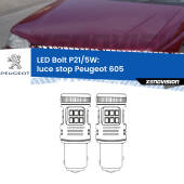 0 Luce Stop LED Peugeot 605 1994 - 1999: P21/5W Bolt P21/5W: LED Bolt Rossi (Coppia)