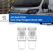 0 Luce Stop LED Peugeot Boxer Mk1 1994 - 2002: P21W Bolt P21W: LED Bolt Rossi (Coppia)