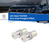 0 Luce Stop LED Peugeot Rifter 2018 in poi: P21/5W Gear P21/5W: Lampadine LED Rosse Gear