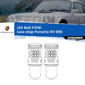 0 Luce Stop LED Porsche 911 996 1997 - 2005: P21W Bolt P21W: LED Bolt Rossi (Coppia)