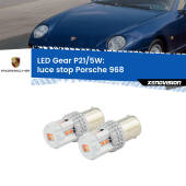 0 Luce Stop LED Porsche 968  1991 - 1995: P21/5W Gear P21/5W: Lampadine LED Rosse Gear