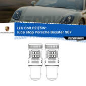 0 Luce Stop LED Porsche Boxster 987 2004 - 2008: P21/5W Bolt P21/5W: LED Bolt Rossi (Coppia)