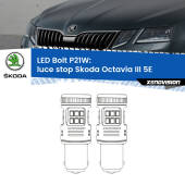 0 Luce Stop LED Skoda Octavia III 5E 2012 - 2018: P21W Bolt P21W: LED Bolt Rossi (Coppia)