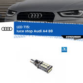 0 Luce Stop LED T15 per Audi A4 B8 Avant/Allroad T15 (W16W): Lampadina LED Rossa chip CREE