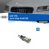 0 Luce Stop LED T15 per Audi Q5 nel paraurti T15 (W16W): Lampadina LED Rossa chip CREE
