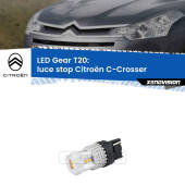 0 Luce Stop LED T20 Gear per Citroën C-Crosser 2007 - 2012 T20: Lampadina LED rossa Gear v1.0