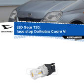 0 Luce Stop LED T20 Gear per Daihatsu Cuore VI 2003 - 2007 T20: Lampadina LED rossa Gear v1.0