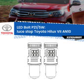 0 Luce Stop LED Toyota Hilux VII AN10 2004 - 2015: P21/5W Bolt P21/5W: LED Bolt Rossi (Coppia)