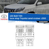 0 Luce Stop LED Toyota Land cruiser J200 2007 in poi: T20 Bolt T20: LED Bolt Rossi (Coppia)