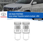 0 Luce Stop LED Toyota Land cruiser J80 1990 - 1997: P21/5W Bolt P21/5W: LED Bolt Rossi (Coppia)