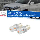 0 Luce Stop LED Toyota Land cruiser J80 1990 - 1997: P21/5W Gear P21/5W: Lampadine LED Rosse Gear
