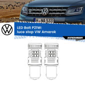 0 Luce Stop LED VW Amarok  2010 - 2016: P21W Bolt P21W: LED Bolt Rossi (Coppia)
