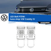 0 Luce Stop LED VW Caddy IV 2015 - 2017: P21W Bolt P21W: LED Bolt Rossi (Coppia)