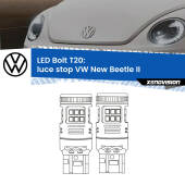 0 Luce Stop LED VW New Beetle II 2011 - 2019: T20 Bolt T20: LED Bolt Rossi (Coppia)