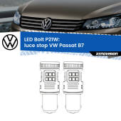 0 Luce Stop LED VW Passat B7 2010 - 2014: P21W Bolt P21W: LED Bolt Rossi (Coppia)