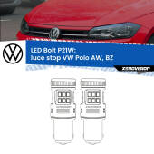 0 Luce Stop LED VW Polo AW, BZ 2017 in poi: P21W Bolt P21W: LED Bolt Rossi (Coppia)
