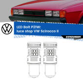 0 Luce Stop LED VW Scirocco II 1980 - 1992: P21W Bolt P21W: LED Bolt Rossi (Coppia)