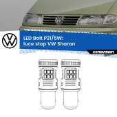 0 Luce Stop LED VW Sharan  1995 - 2010: P21/5W Bolt P21/5W: LED Bolt Rossi (Coppia)