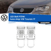 0 Luce Stop LED VW Touran 1T 2003 - 2009: P21W Bolt P21W: LED Bolt Rossi (Coppia)