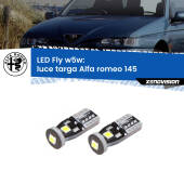 0 Luce Targa LED Alfa romeo 145 1994 - 2001: W5W Fly W5W: Lampadine LED Fly 6000k (Coppia)