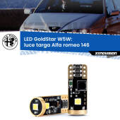 0 Luce Targa LED Alfa romeo 146 1994 - 2001: T10 GoldStar T10 (W5W) Goldstar Coppia LED Canbus Next Gen