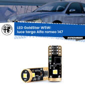 0 Luce Targa LED Alfa romeo 147 2000 - 2010: T10 GoldStar T10 (W5W) Goldstar Coppia LED Canbus Next Gen