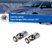 0 Luce Targa LED Alfa romeo 147 2000 - 2010: W5W Fly W5W: Lampadine LED Fly 6000k (Coppia)