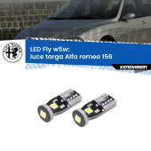 0 Luce Targa LED Alfa romeo 156 1997 - 2005: W5W Fly W5W: Lampadine LED Fly 6000k (Coppia)