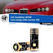 0 Luce Targa LED Alfa romeo 159  2005 - 2012: T10 GoldStar T10 (W5W) Goldstar Coppia LED Canbus Next Gen