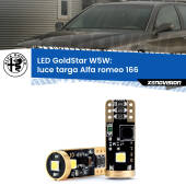 0 Luce Targa LED Alfa romeo 166  1998 - 2007: T10 GoldStar T10 (W5W) Goldstar Coppia LED Canbus Next Gen