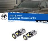 0 Luce Targa LED Alfa romeo 166  1998 - 2007: W5W Fly W5W: Lampadine LED Fly 6000k (Coppia)
